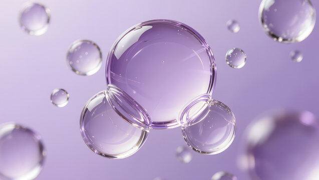 Niacinamide serum spheres for pore refinement and balanced skin care
