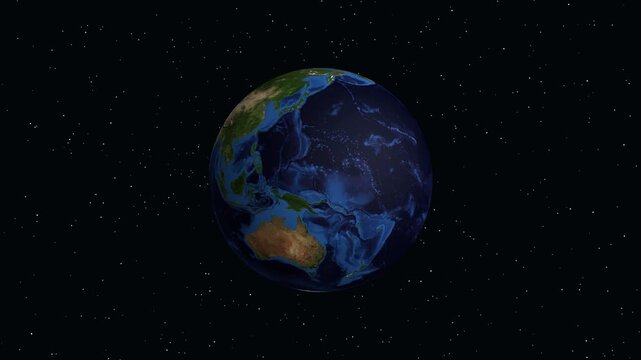 Animated Zoom from Space to Vitebsk Belarus on Planet Earth