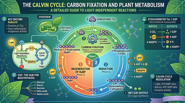Calvin cycle carbon fixation and plant metabolism detailed guide to light independent reactions.