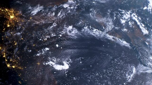 Realistic Earth Rotation From Space 4K