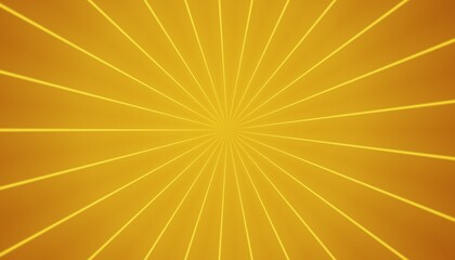 Fototapeta premium Abstract Golden Sunburst Background with Radiating Light Rays and Warm Gradient for Modern Design