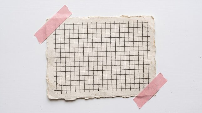 Complex hand drawn grid maze on paper tape to surface with labyrinth solution thinking strategy challenge geometry