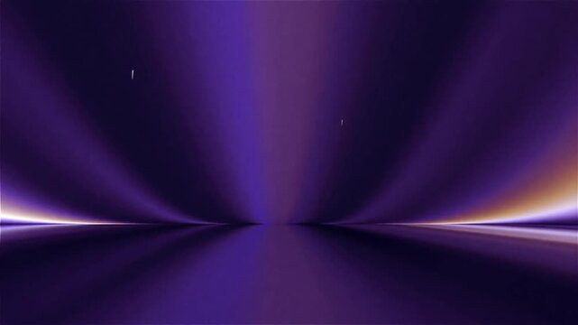 Smooth Midnight Purple and Royal Purple to Lavender, Gold and Copper Animated Light Ray Gradient Background