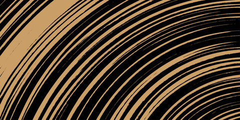 Abstract wavy lines in black and beige create a dynamic and modern pattern, offering a visually striking and intriguing graphic design element. © Asad Visuals