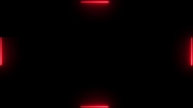 A strobe effect (bright flashing white light on a black background, random timing), Horror strobe flash effect. Red emergency light glowing and flashing, signaling alert and warning safety signal