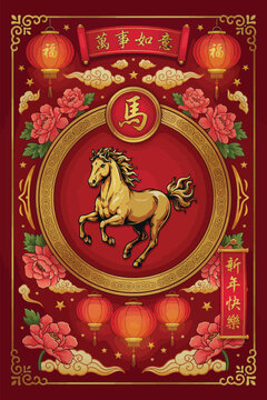 Traditional Chinese Culture Vector Illustration, Asian Oriental Art Design for Cultural Banner