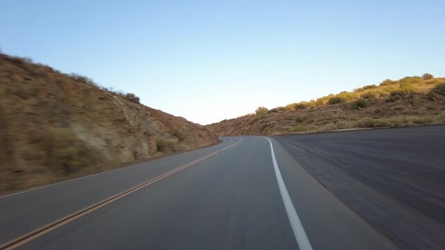 Lake Isabella 5 Northshore 12 Front View MultiCam Sunset Driving Plate Sierra Nevada Mts California USA