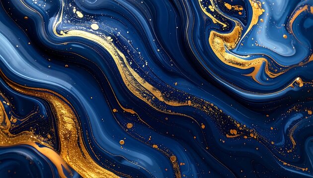 Abstract digital art of swirling golden cosmic energy.