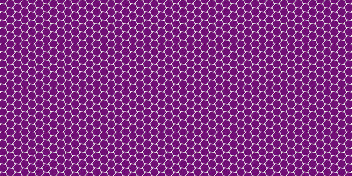 Abstract Purple Geometric Seamless Pattern Small Hexagon Mosaic Background.Eps 10