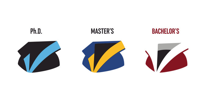 Academic Regalia Comparison: Ph.D., Master's, Bachelor's Graduation Gowns