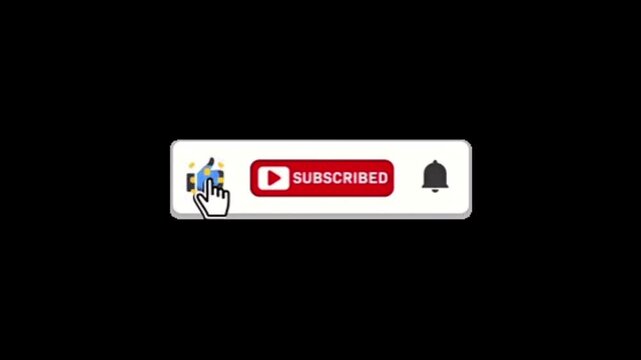 Animated graphic for digital content creators, showcasing a mouse cursor activating a subscription button and a notification bell, designed to boost viewer engagement and encourage interaction 4K