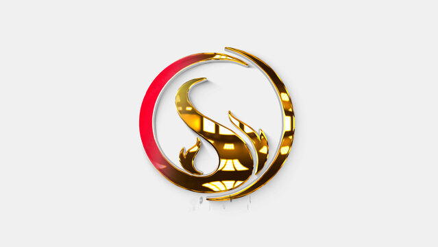 3D Stroke Logo Animation