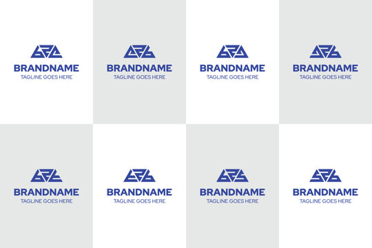 Letters BZE EZB BYJ JYB BZT TZB BZS SZB Logo Set