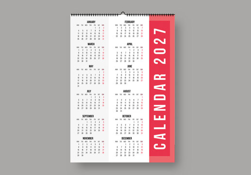 Calender 2027 Design Layout