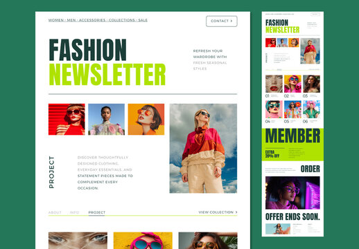 Fashion Newsletter Template