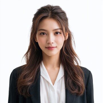 Professional Business Portrait of Chinese Woman in Attire