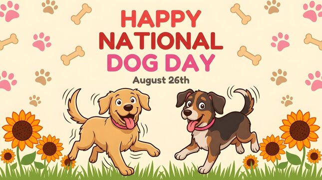 Celebrate national dog day with adorable puppies and festive decorations on august 26th
