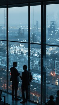 Executive Insights in High-Tech Manufacturing Operations Center