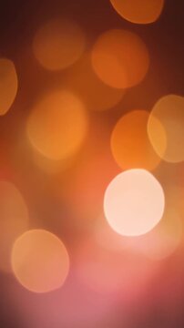 Warm Soft Vertical Bokeh Glowing Background Generative AI