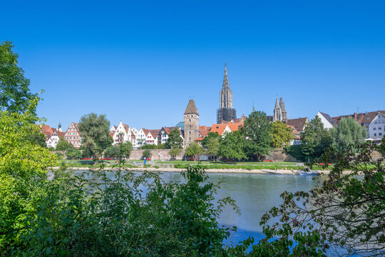 The City of Ulm on the Danube River, Baden-W&uuml;rttemberg, Germany