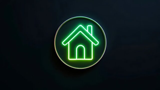 Hand made house home icon grainy texture background