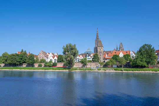 The City of Ulm on the Danube River, Baden-W&uuml;rttemberg, Germany