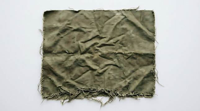 Distressed green fabric texture for design backgrounds
