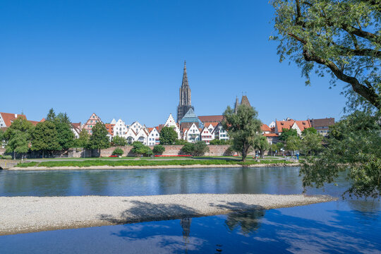 The City of Ulm on the Danube River, Baden-W&uuml;rttemberg, Germany