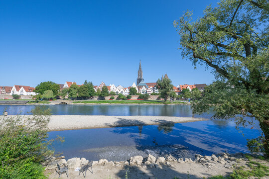 The City of Ulm on the Danube River, Baden-W&uuml;rttemberg, Germany