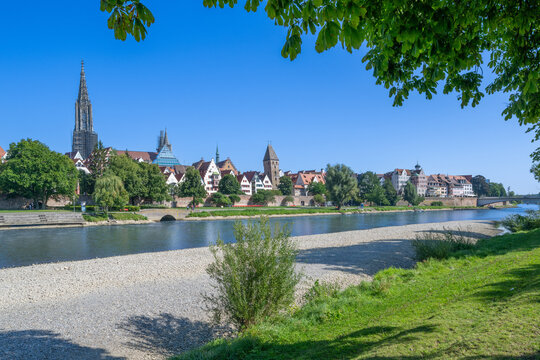 The City of Ulm on the Danube River, Baden-W&uuml;rttemberg, Germany