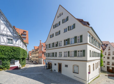 The City of Ulm on the Danube River, Baden-W&uuml;rttemberg, Germany