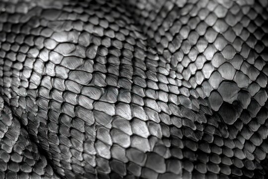 Luxury python leather reptile scale seamless pattern