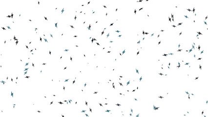 Obraz premium Abstract pattern of scattered dark particles on white background