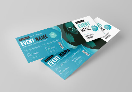 Event Ticket Layout