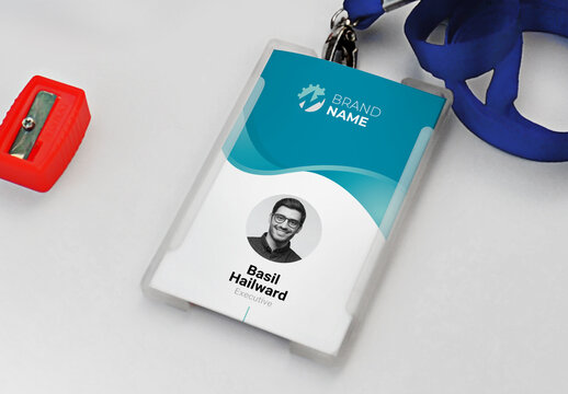 Office Id Card Layout