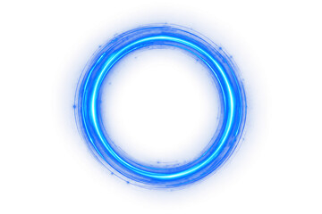 Fototapeta premium Magic Plasma Vortex PNG with Bright Electric Energy, Transparent Isolated Background for Fantasy Illustration and Graphic Design.