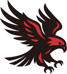 Naklejka premium hawk logo