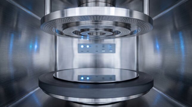 Advanced Semiconductor Plasma Processing Chamber with Electrostatic Wafer Chuck and Precision Gas Showerhead System