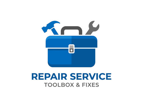 Repair Service Toolbox Logo.