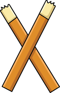 Miswak Twigs (Siwak) Illustration
