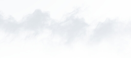 Obraz premium Blue Gray Atmospheric Mist Overlay PNG on Transparent Background, Soft Realistic Fog Cloud, Cinematic Cold Vapor Effect