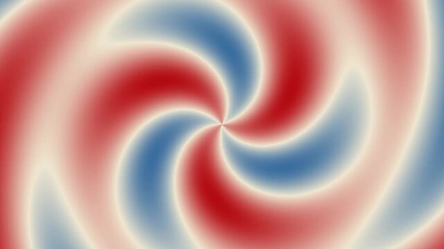 Smooth blurred dynamic twister gradient spiral abstract background animation