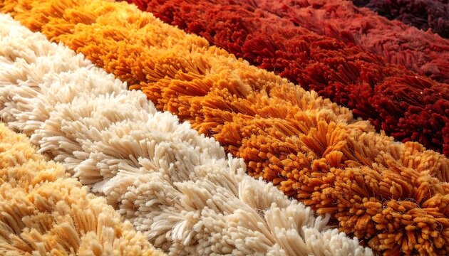 Close up of colorful shredded cheese texture and crumbles.