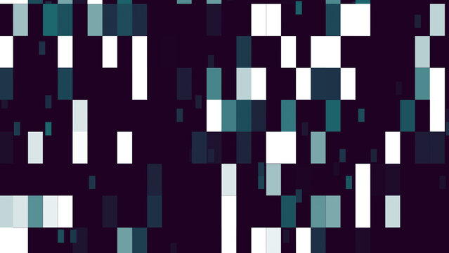 Abstract digital glitch pattern with pixel data distortion effect