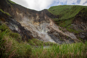 Fototapeta premium Xiaoyoukeng Scenic Area, Yangmingshan, Taipei, Taiwan