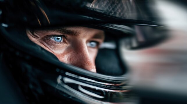 Focused driver helmet