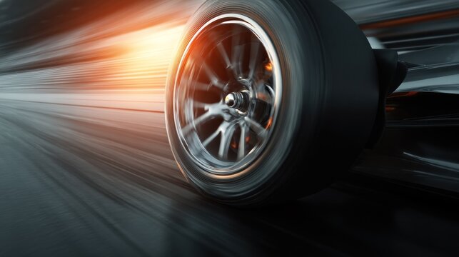 Race car tire speed