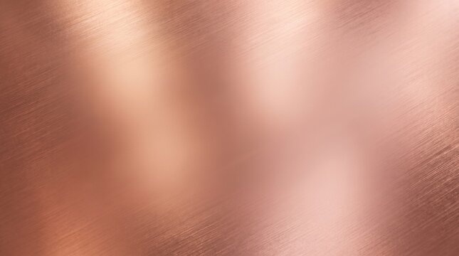 Brushed Rose Gold Metal Surface for Luxury Corporate Branding Backdrop
