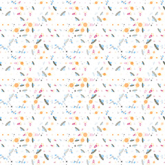 Seamless outer space vector pattern featuring cute cartoon planets, rockets, satellites, and ufo icons on a transparent background © Siba