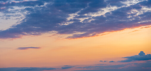 Fototapeta premium sunset in the clouds